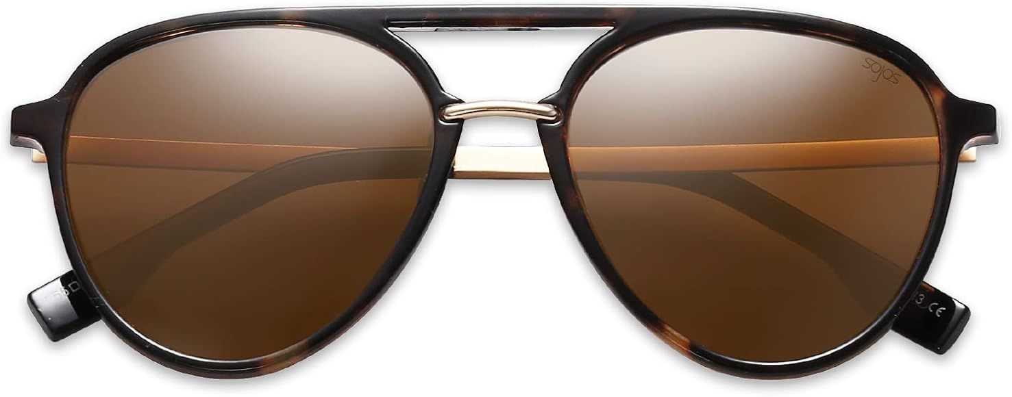 Oversized Polarized Sunglasses for Women Men Aviator Ladies Shades SJ2078 | Amazon (US)