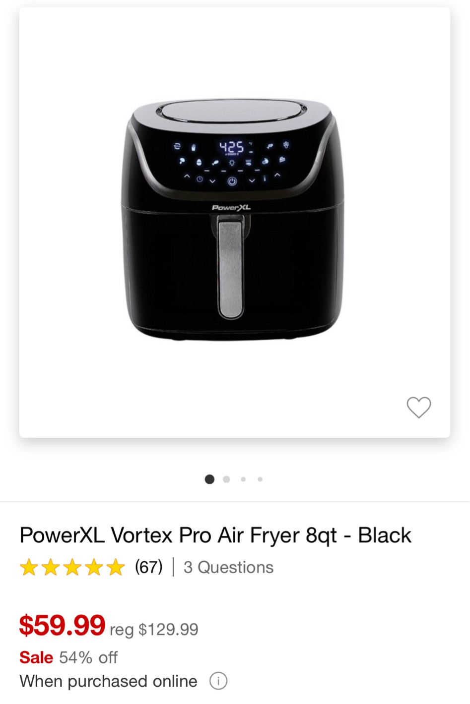 Target Cyber Monday Air Fryer!