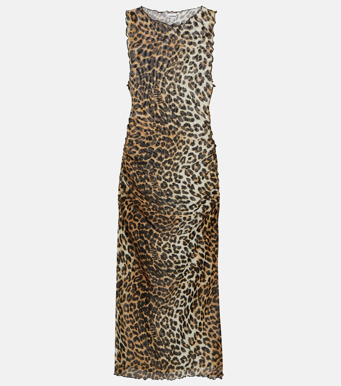 Leopard-print mesh midi dress | Mytheresa (US/CA)