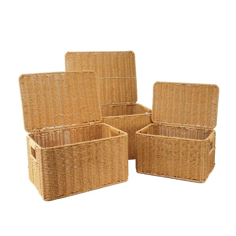 Rattan Box Set (Set of 3) | Wayfair Professional