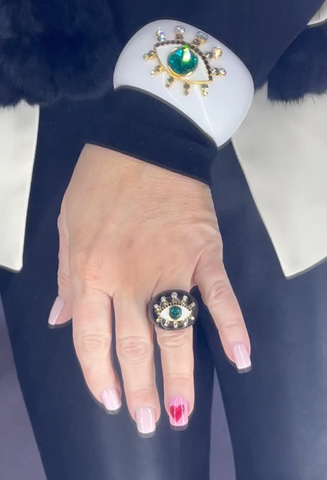 I’m also rather obsessed with all things @kurtgeiger and evil eye! The sneaks and cuff are on sale! 

#LTKsalealert #LTKstyletip #LTKGiftGuide