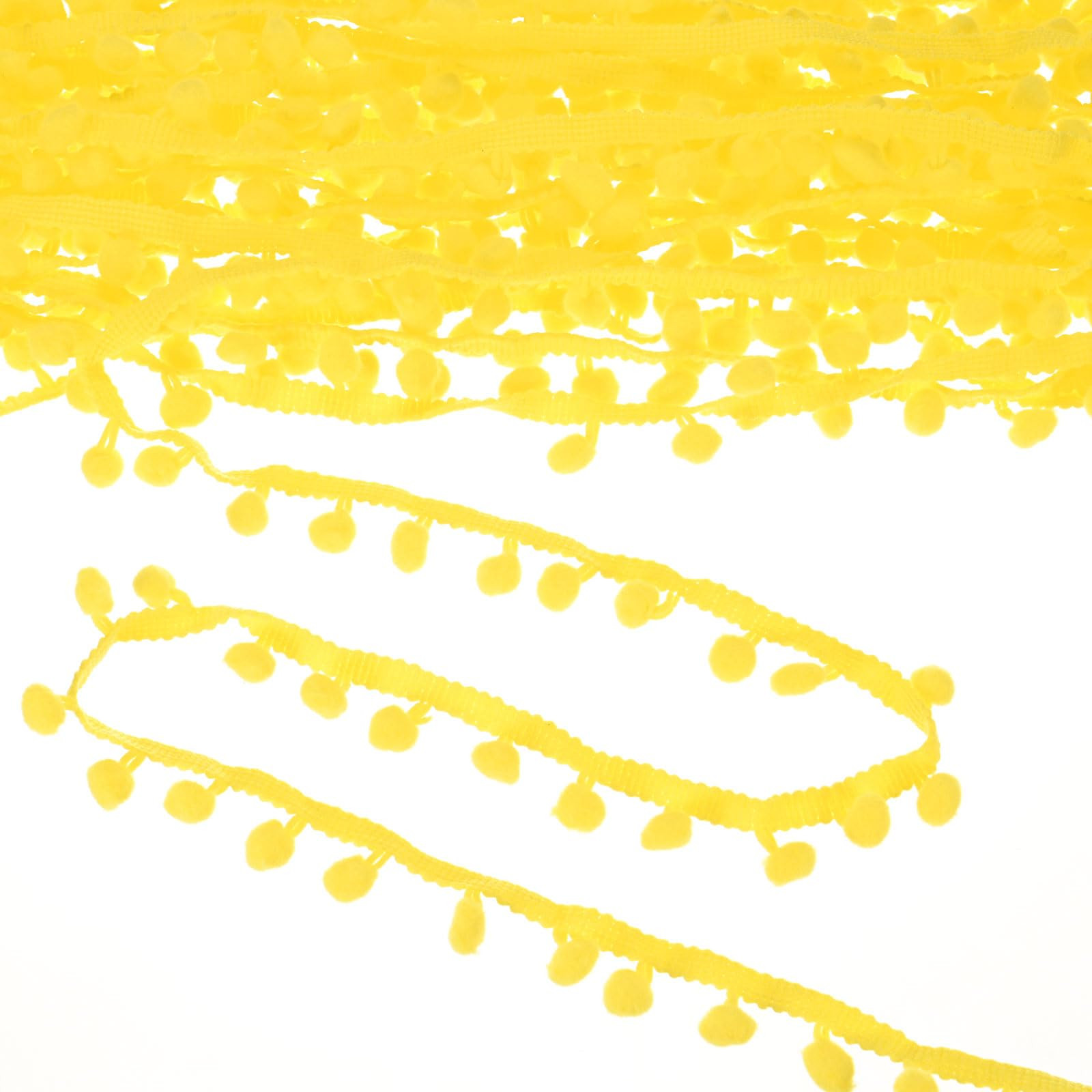 Pom Pom Ball Fringe Trim, 10 Yards 8mm Ball Fringe Trim Ribbon Sewing Accessory for Home Decorati... | Amazon (US)