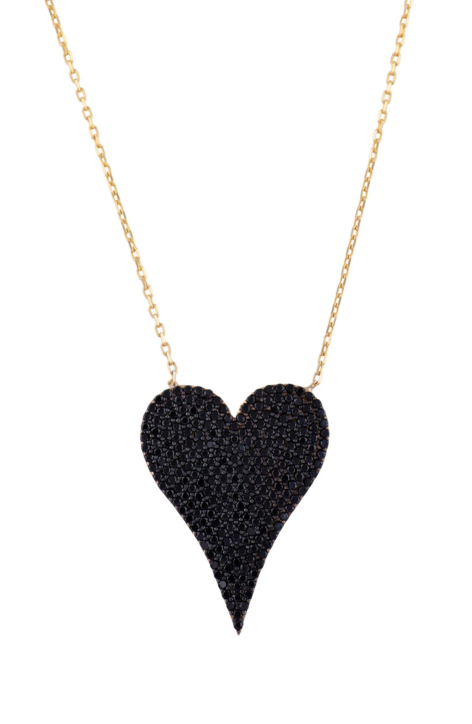 SHYMI Pavé Heart Pendant Necklace | Nordstrom | Nordstrom