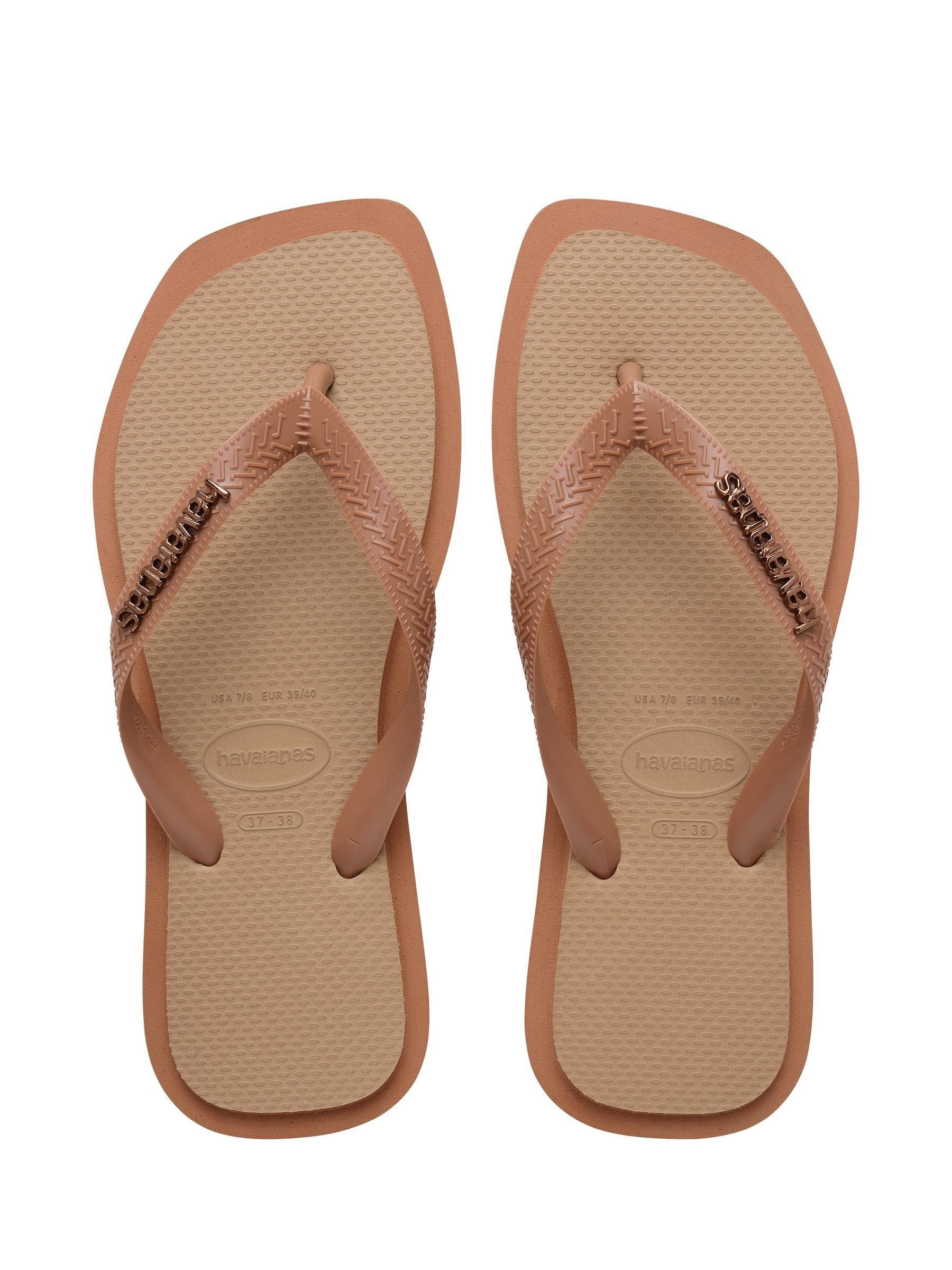 Havaianas Havaianas Brown Top Square Fusion Sandals | Next US