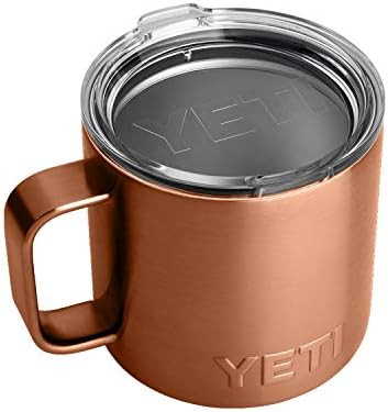 YETI Rambler 14 oz Mug, Stainless Steel, Vacuum Insulated with Standard Lid | Amazon (US)