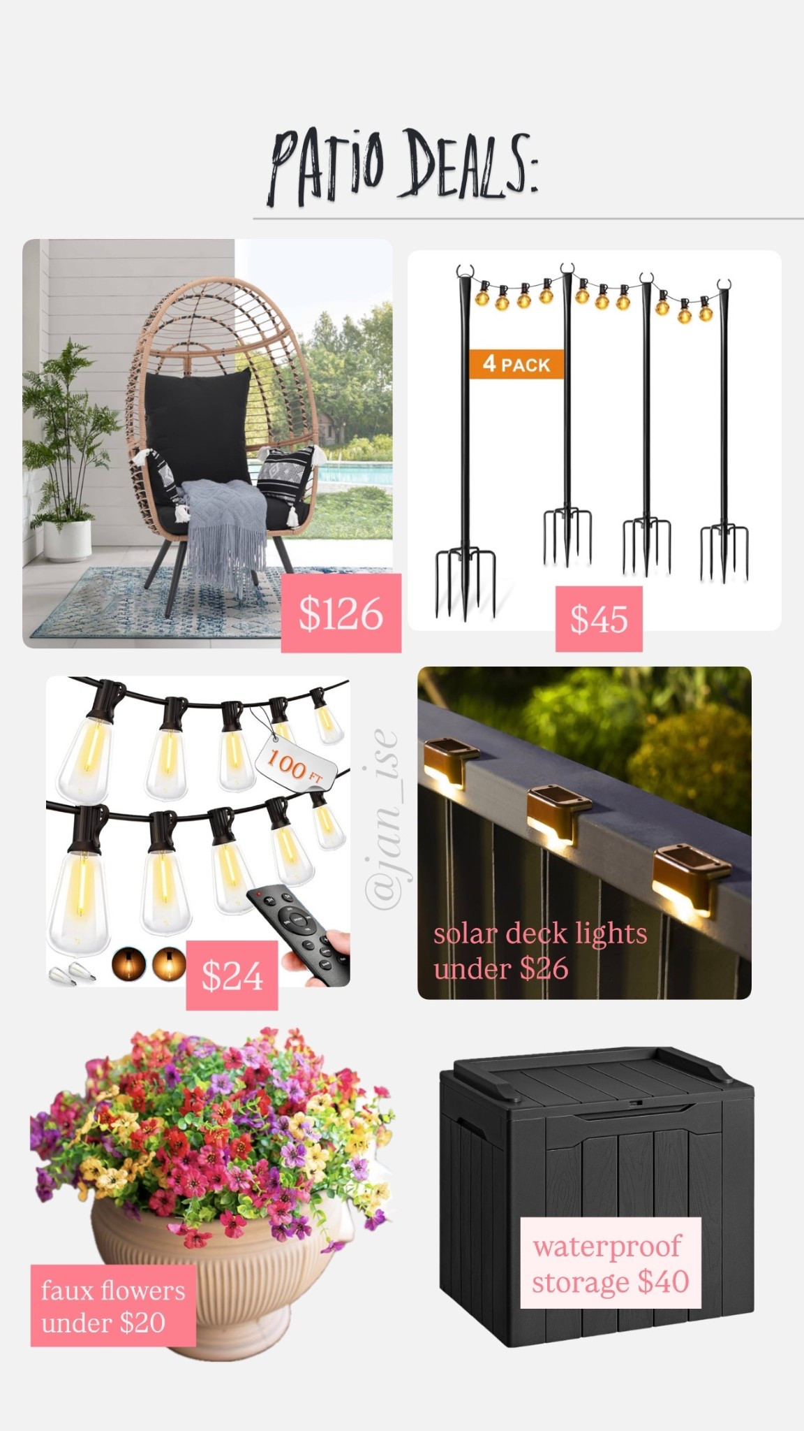 Amazon Prime Deals for the patio that you don’t want to miss. Let me know in the comments which one are you considering! I’m definitely considering the solar deck/steps lights.

#LTKSaleAlert #LTKFamily #LTKHome