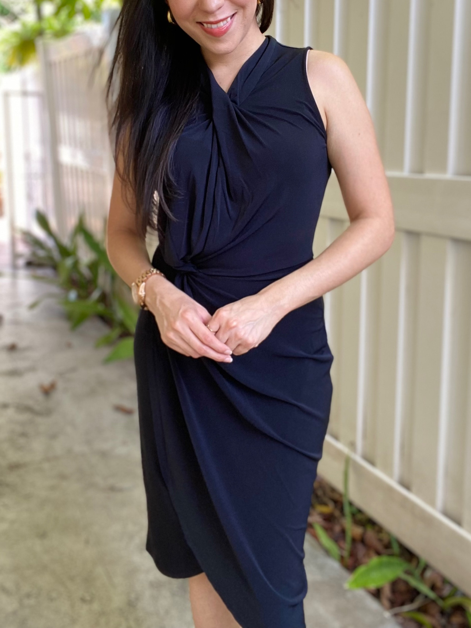 Wearing a twist wrap dress in size extra small. Fits so nice and feels comfy! Amazon essentials 

#LTKunder50 #LTKSeasonal #LTKstyletip