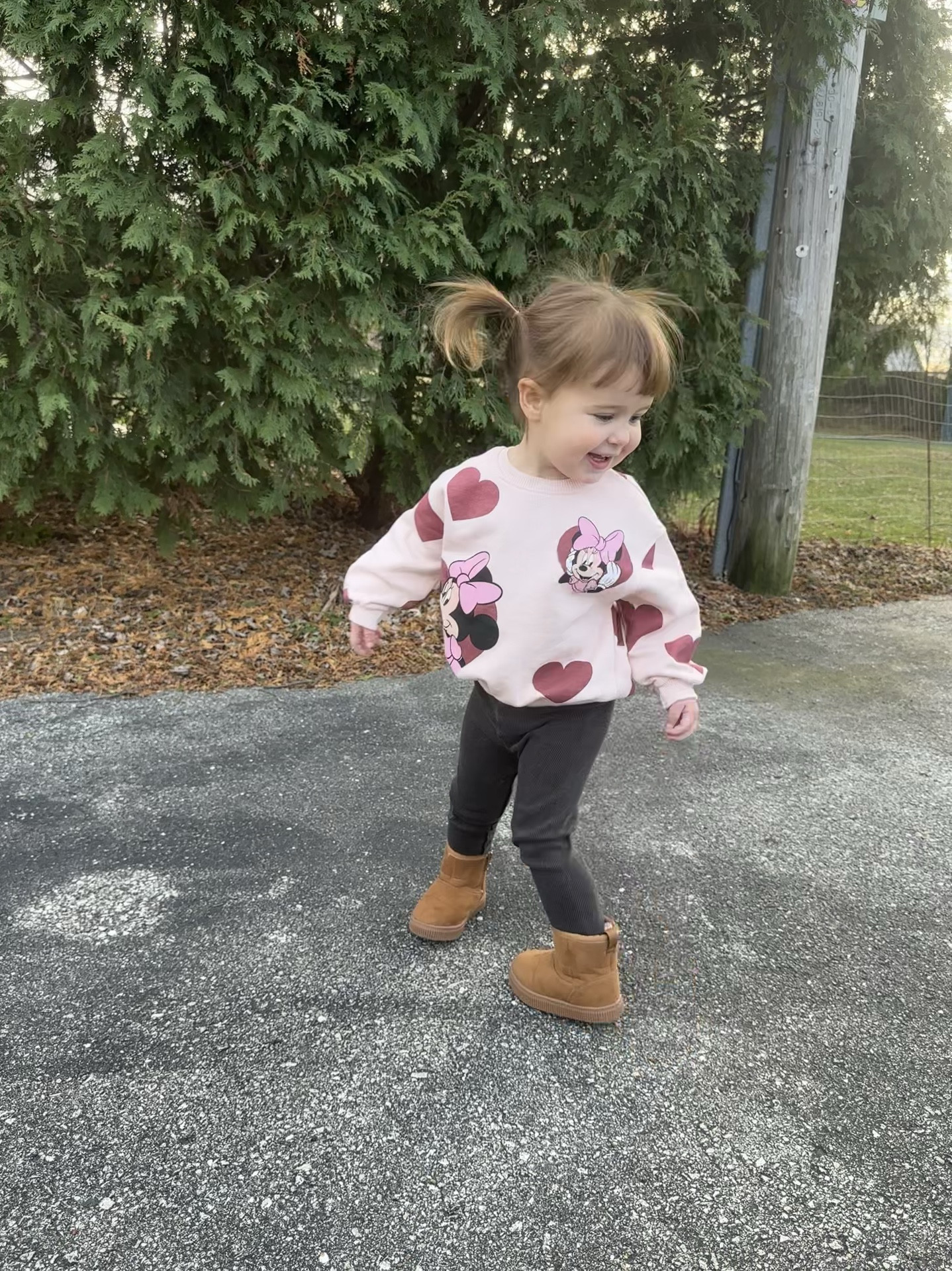 Cutest cozy outfit for toddler girls! These boots are a staple for us and we buy them every season!!  Plus the cutest pullover sweatshirt and leggings!

#LTKKids #LTKBaby