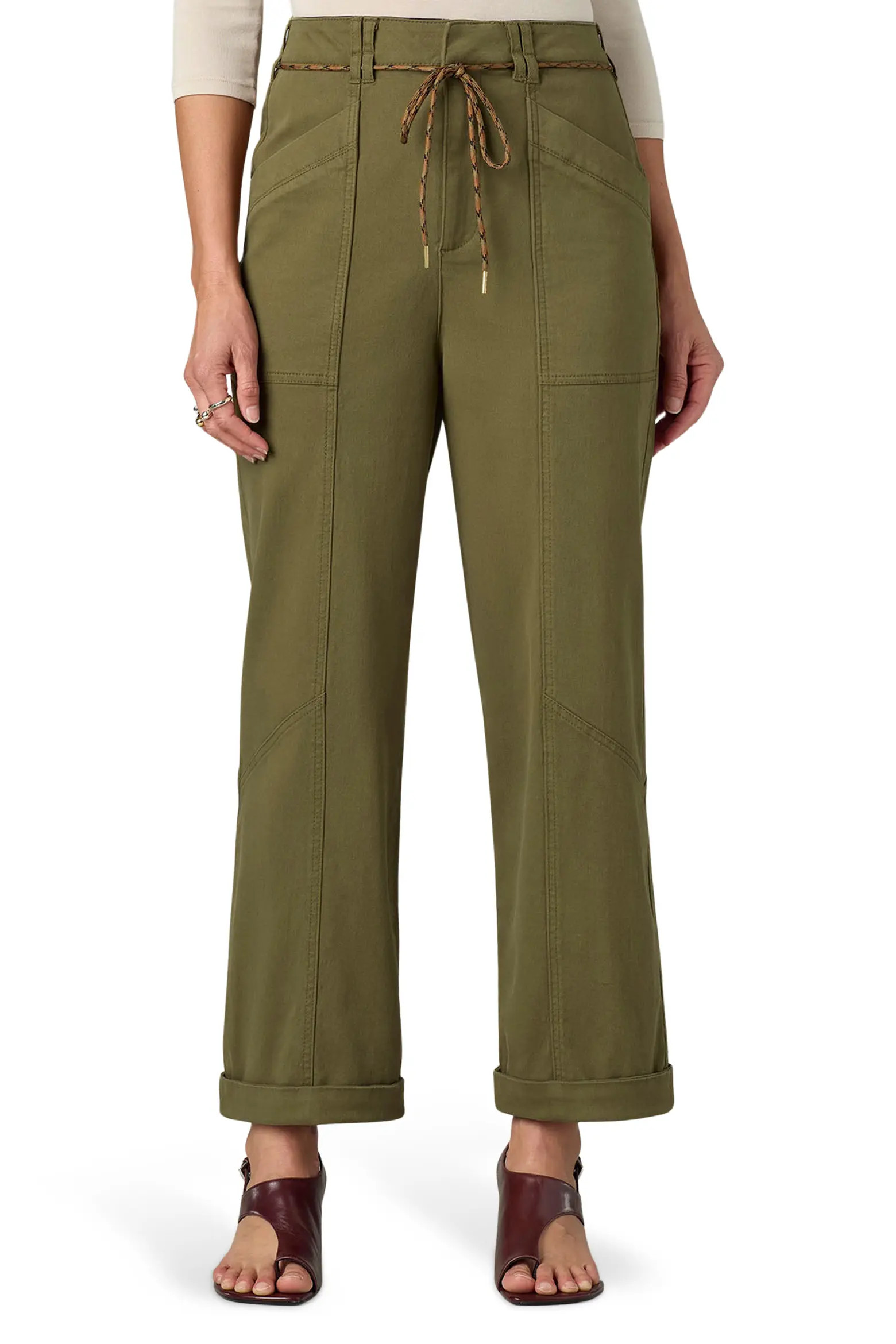 Ultra Skyrise High Waist Relaxed Stretch Cotton Pants (Women) | Nordstrom | Nordstrom