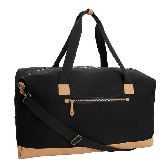 Northfield Unwashed Black Duffle Bag | Pottery Barn Teen