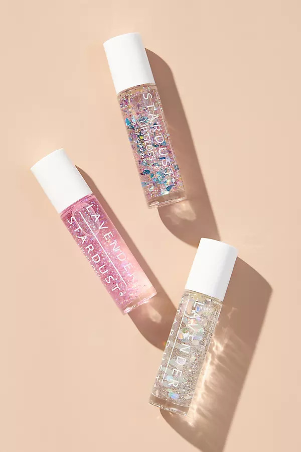Kissing Glitter Lip Gloss Trio Box Set | Anthropologie (US)