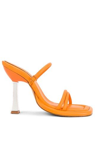 Agatha Heel in Bright Tangerine | Revolve Clothing (Global)
