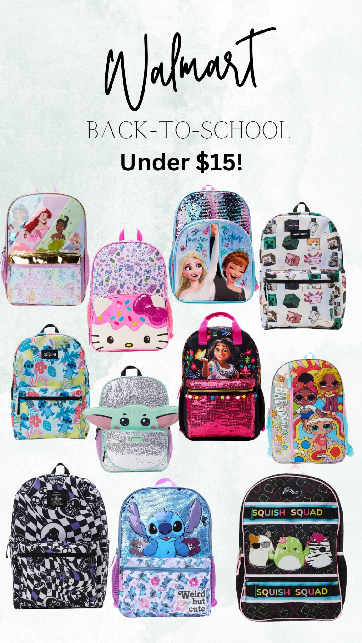 Disney Princess Kid's Let's Shine Laptop Backpack - 17 in