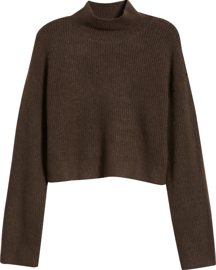 Oversize Cozy Mock Neck Sweater | Nordstrom