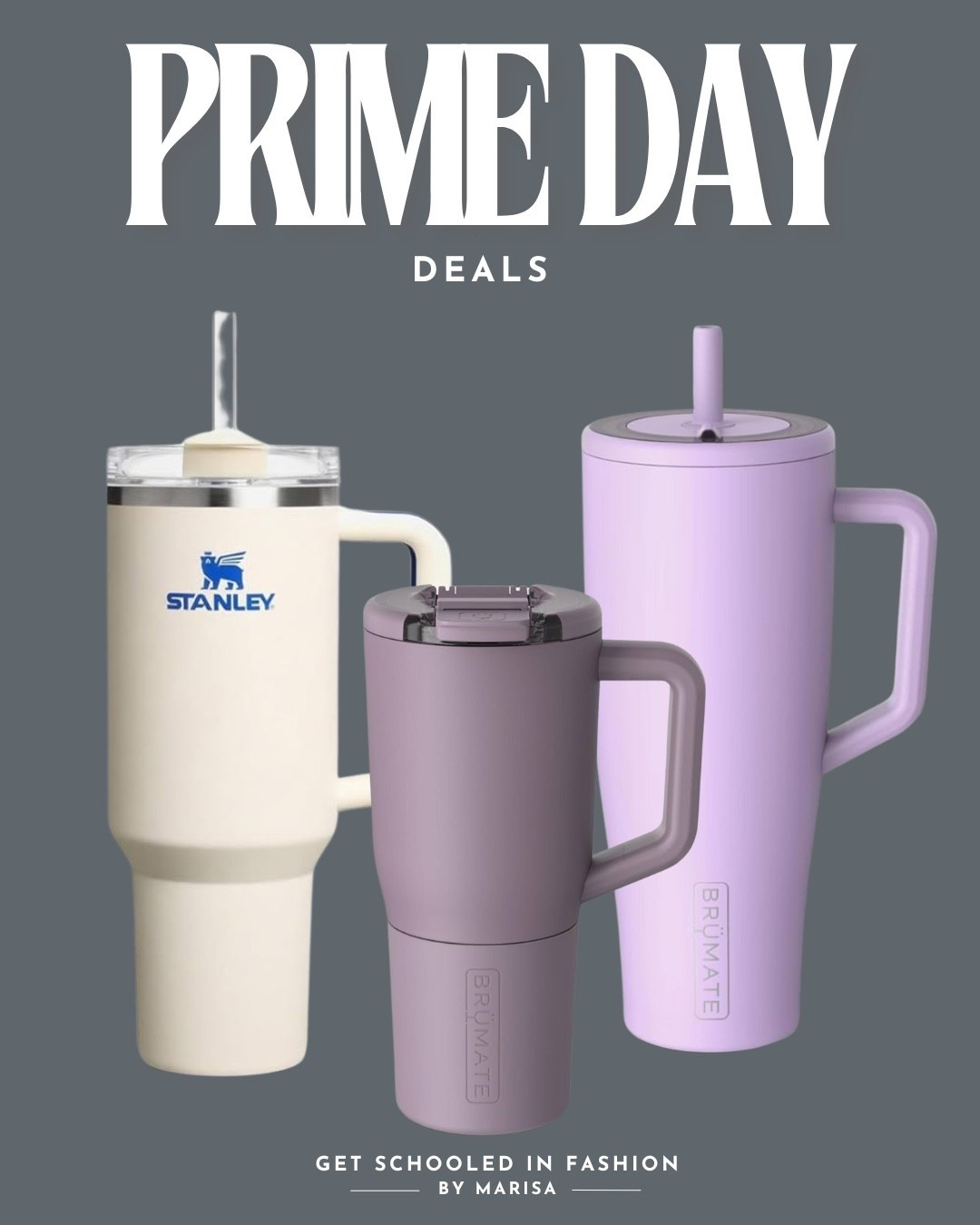 Stanley 
Brumate 
Hydro flask on sale for prime day

#LTKTravel #LTKSaleAlert