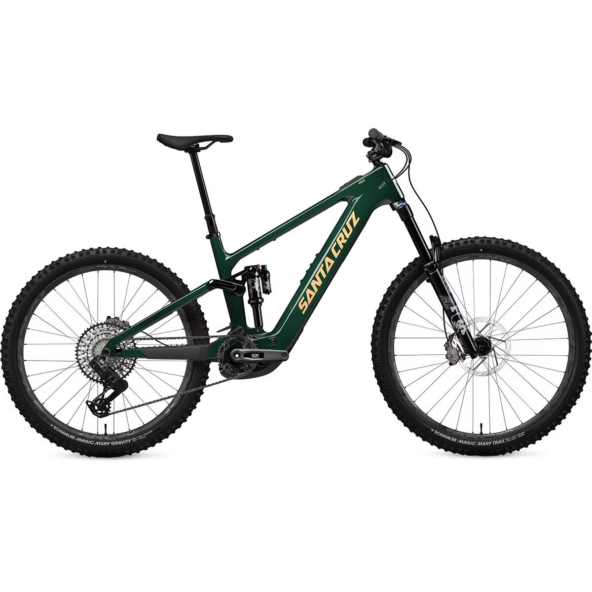 Santa Cruz Bicycles Vala C GX Eagle Transmission E-Bike Midnight Green, L | Backcountry