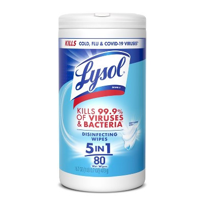 Lysol Crisp Linen Disinfecting Wipes - 80ct | Target