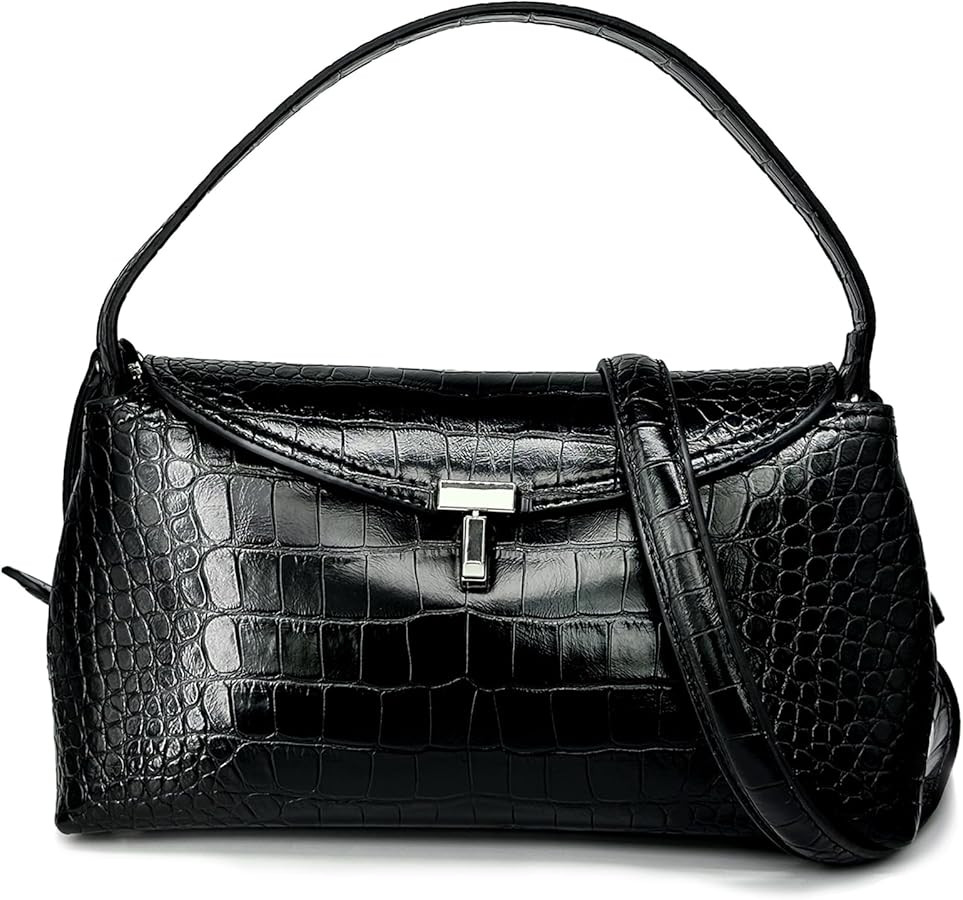 Women Tote Bag Luxury Leather Underarm ShoulderPortable Tote Ladies Soft Bucket Bag (26CM) | Amazon (US)