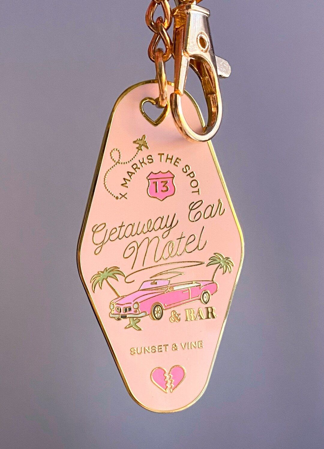 Getaway Car Motel & Bar Mini Motel Enamel Keychain - Etsy | Etsy (US)