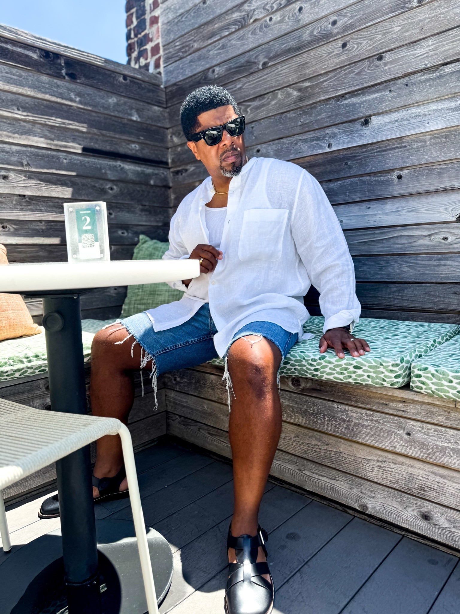 Elevate the basics — that’s the secret.

Denim Shorts : @levis | Oversized Linen Shirt : @bananarepublic | Fisherman Sandals : @bananarepublic | Eyewear : @rayban

#LTKMens #LTKootd #LTKU