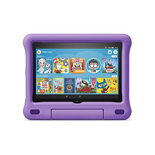 Fire HD 8 Kids tablet, 8" HD display, ages 3-7, 32 GB, Purple Kid-Proof Case | Amazon (US)
