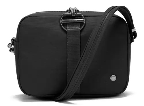 PACSAFE CX Square Crossbody in Econyl Black at Nordstrom | Nordstrom
