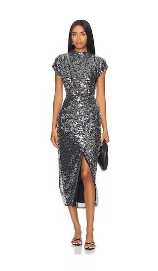 Renata Dress in Pewter | Revolve Clothing (Global)