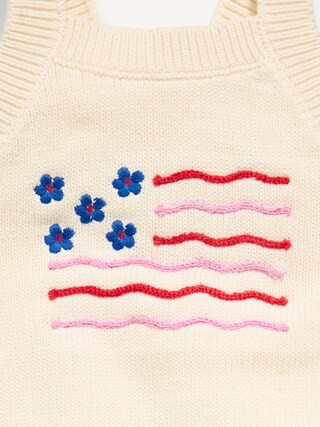 Sleeveless Sweater-Knit One-Piece Romper for Baby | Old Navy (US)