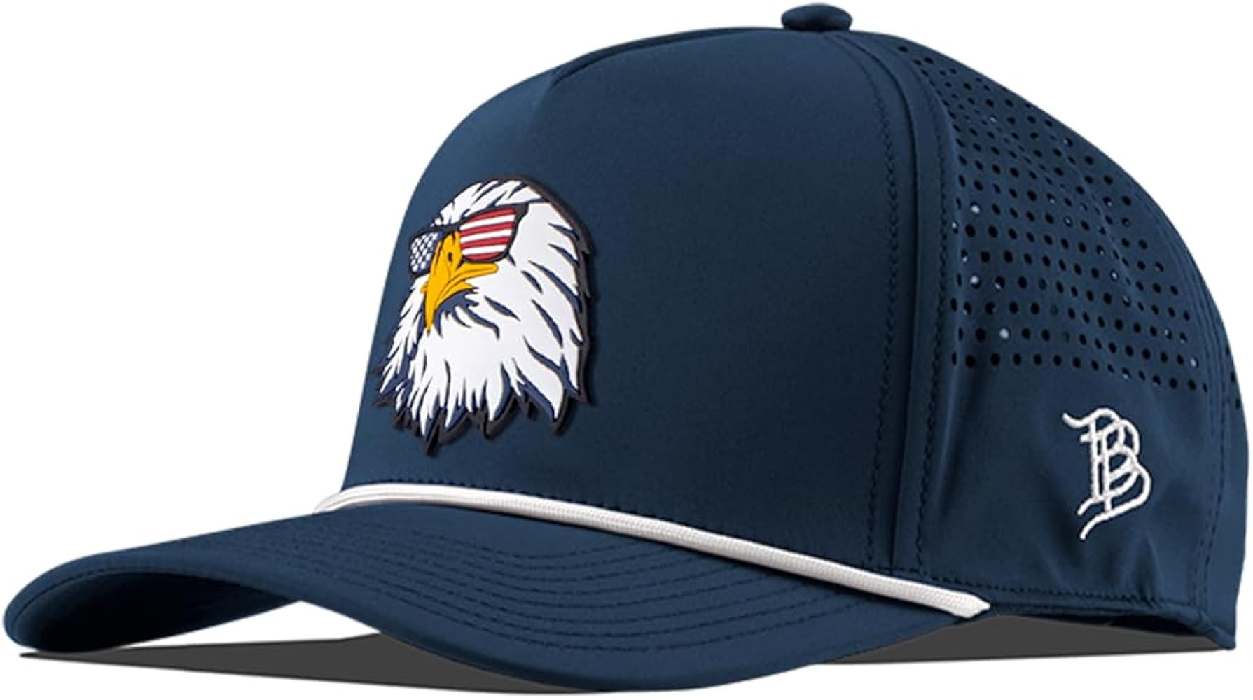 Branded Bills Party Eagle PVC Curved 5 Panel Rope Hat, Fits 7-7 7/8, Adjustable Snapback | Lightw... | Amazon (US)