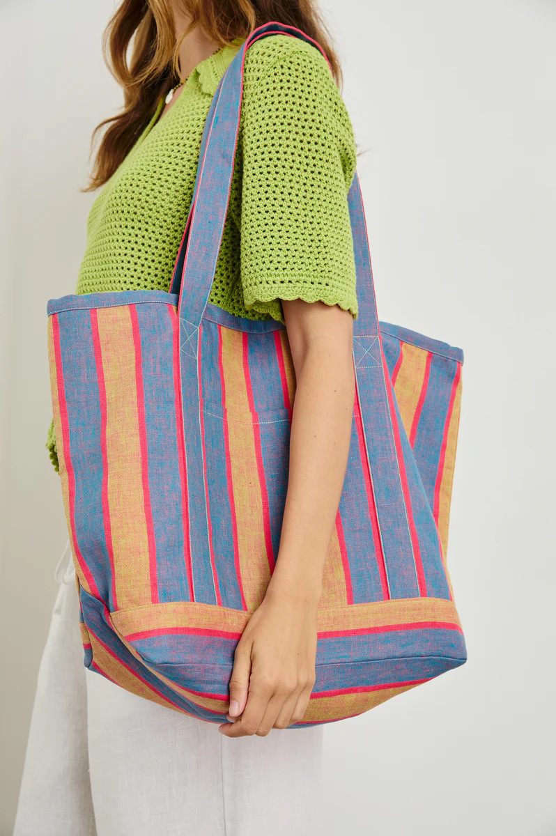 BEACH TOTE - RIO STRIPE | Rails