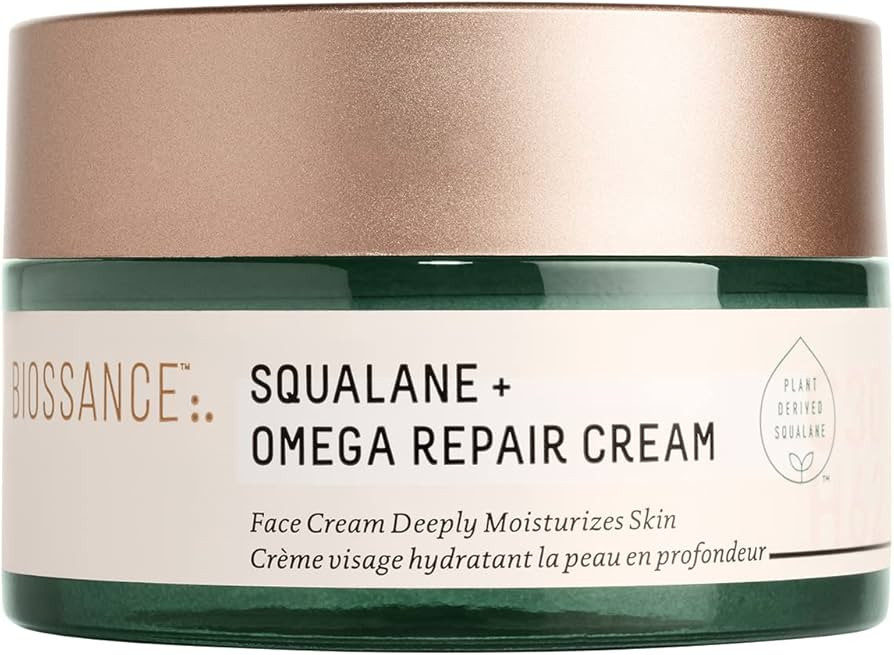 BIOSSANCE Squalane + Omega Repair Cream, 50ml | Amazon (US)