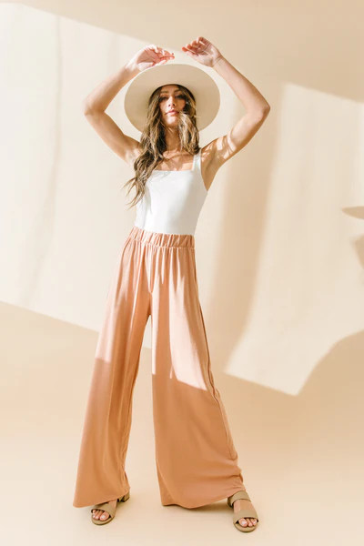 Peach Pines Flowy Pants | Luca + Grae 