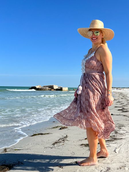 Amazon spring summer beach vacation ideas

Lace dress, straw hat

Wearing a medium. Fits true to size.

#LTKswim #LTKfindsunder100 #LTKtravel