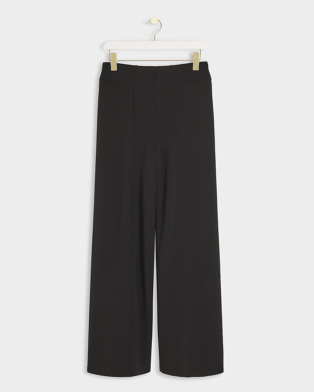 Black wide leg trousers | River Island (UK & IE)