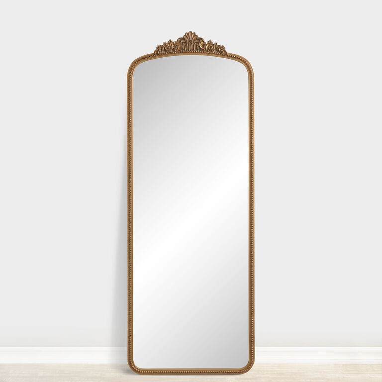 Antique Bronze Vintage Style Leaning Full Length Mirror | World Market