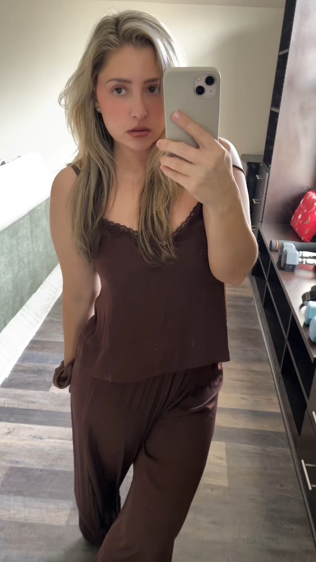 New satin pajamas 

#LTKmorningroutine #LTKValentine #LTKdayinmylife