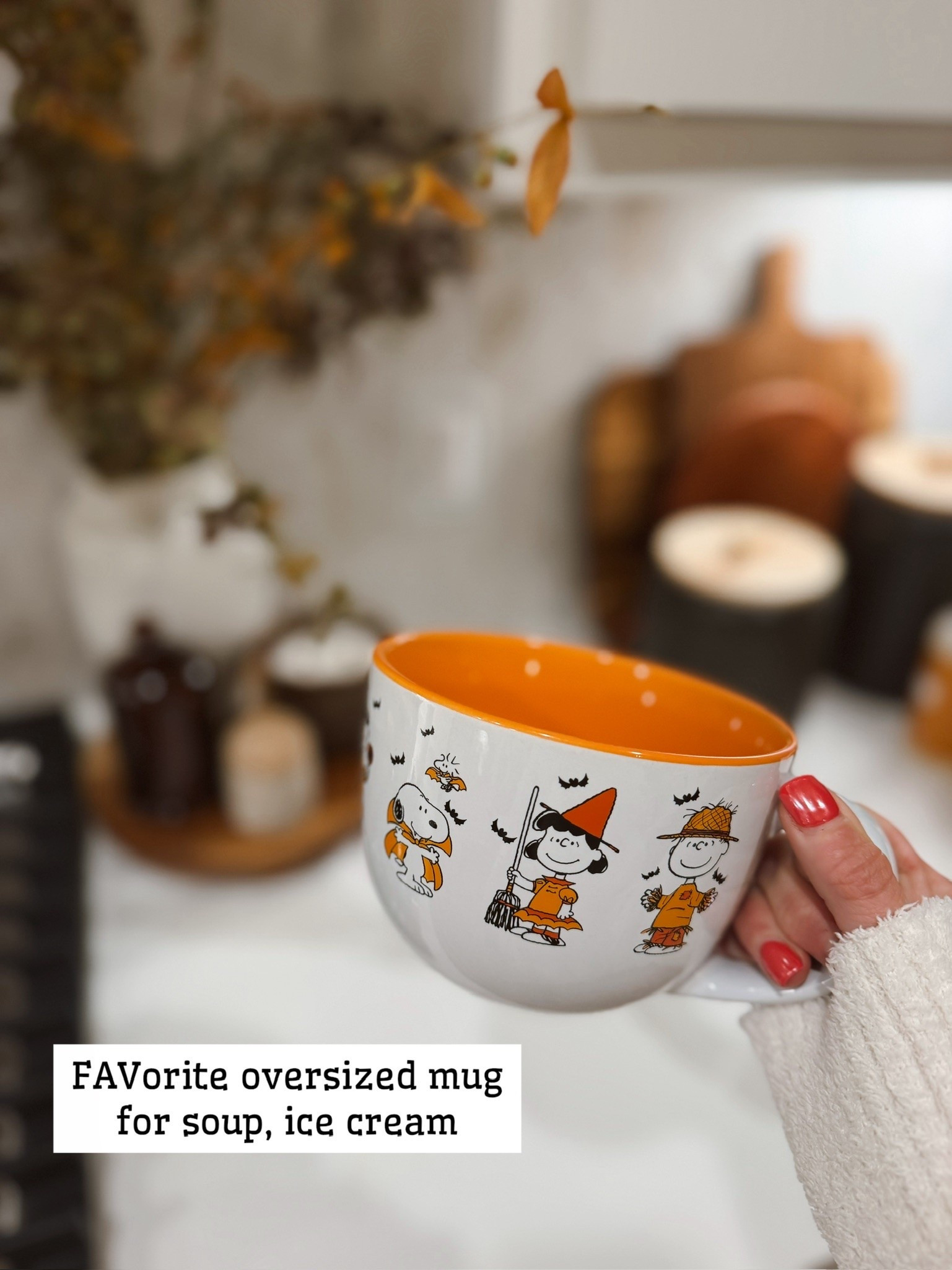 Favorite oversized fall mug!! 🧡