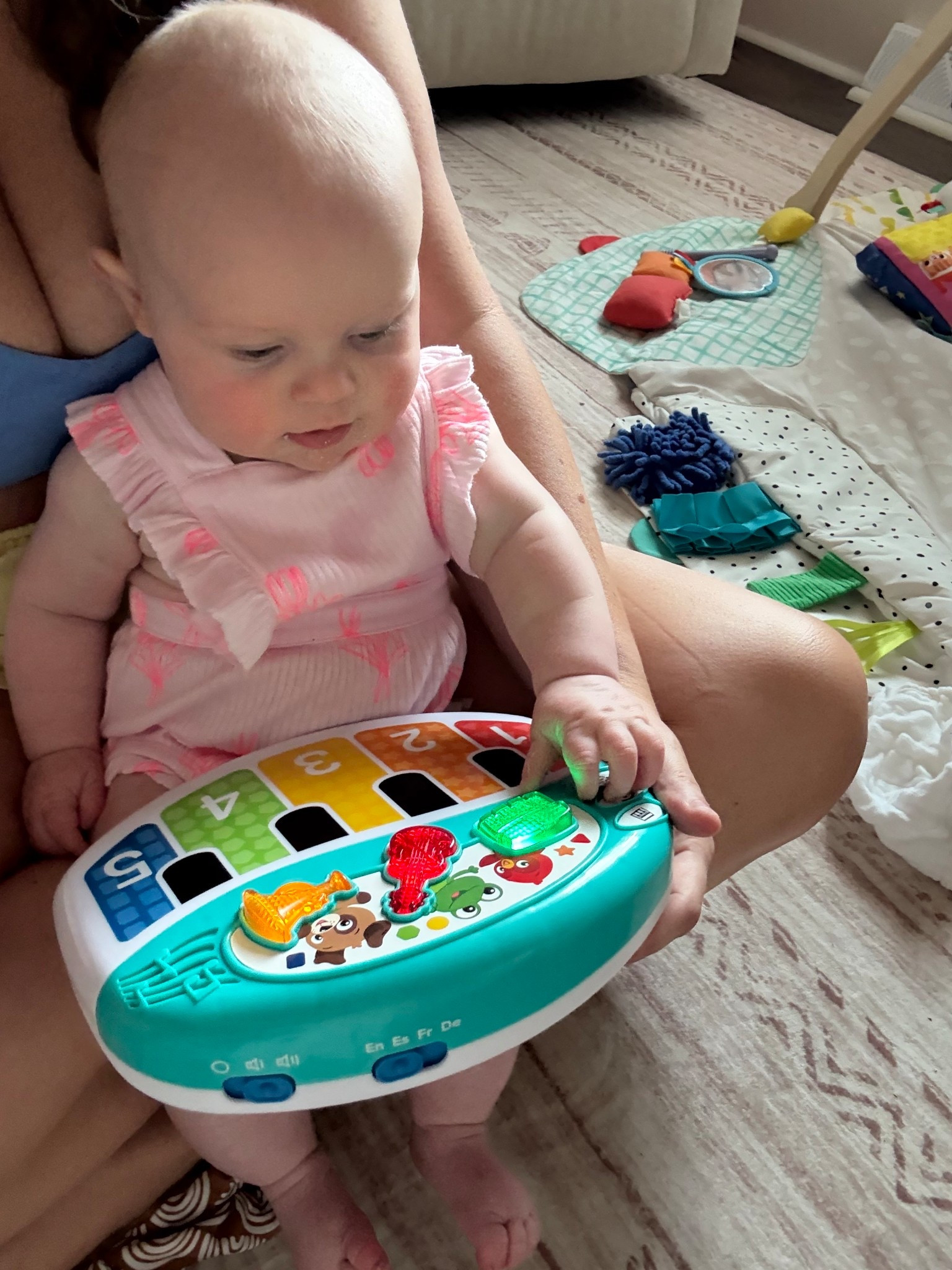 One of Charlee’s favorite musical baby toys! She’s really fascinated by cause and effect at 4 months old. 

#babytoys #infanttoys 

#LTKBaby #LTKKids #LTKFamily