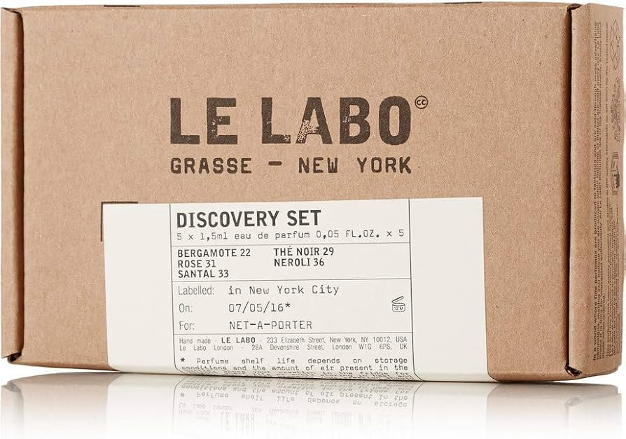 Le Labo Discovery Set Santal 33, Rose 31, Bergamote 22, Neroli 36 13 & The Noir 29 - .05 oz. Each | Amazon (US)