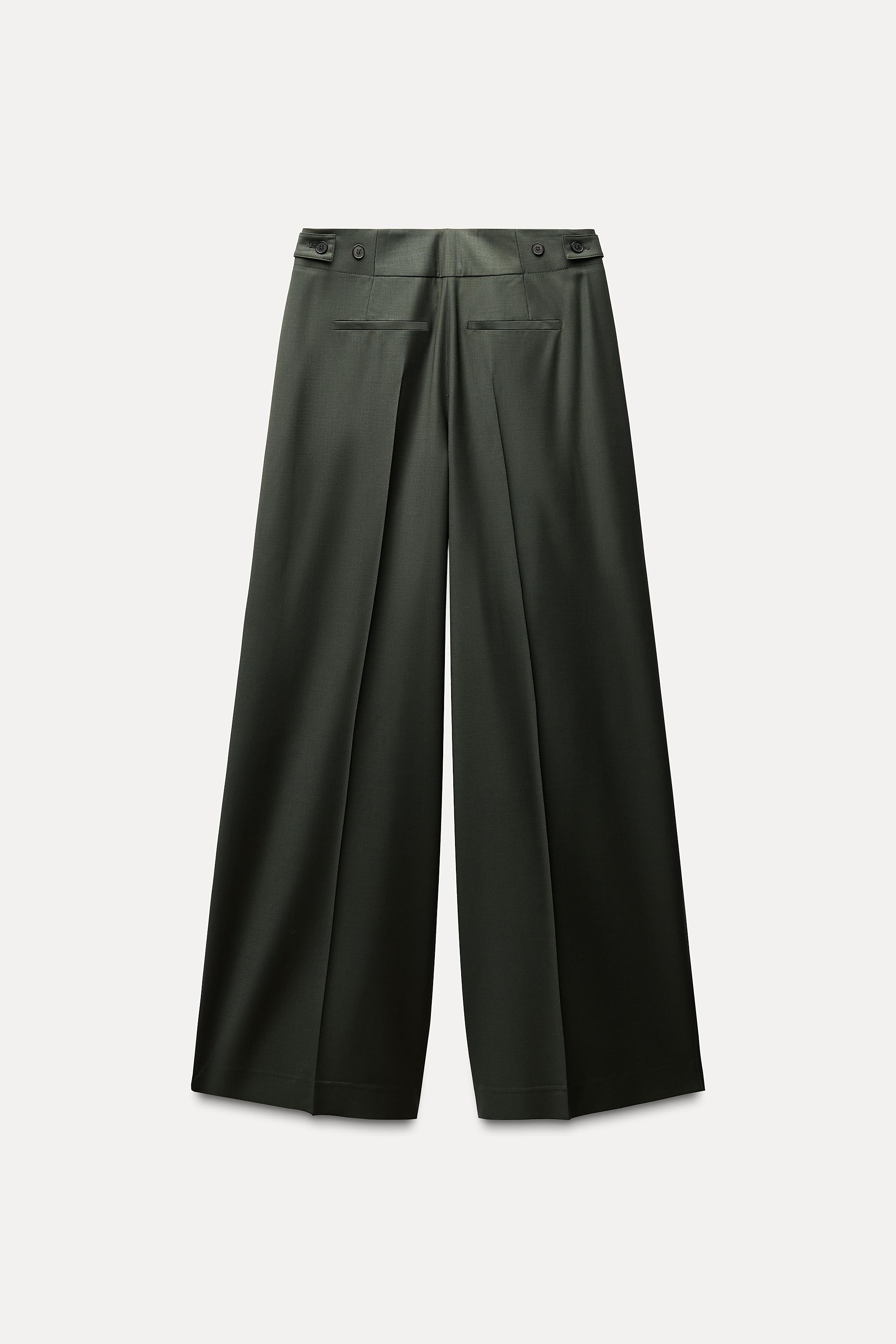 PANTALONI PINCE IN MISTO LANA ZW COLLECTION | Zara IT