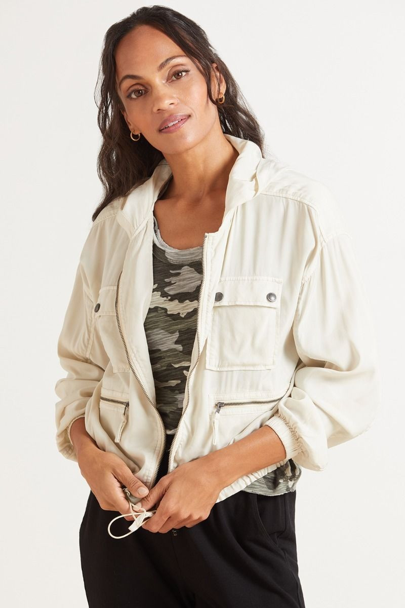Ellie Utility Bomber Jacket | Evereve