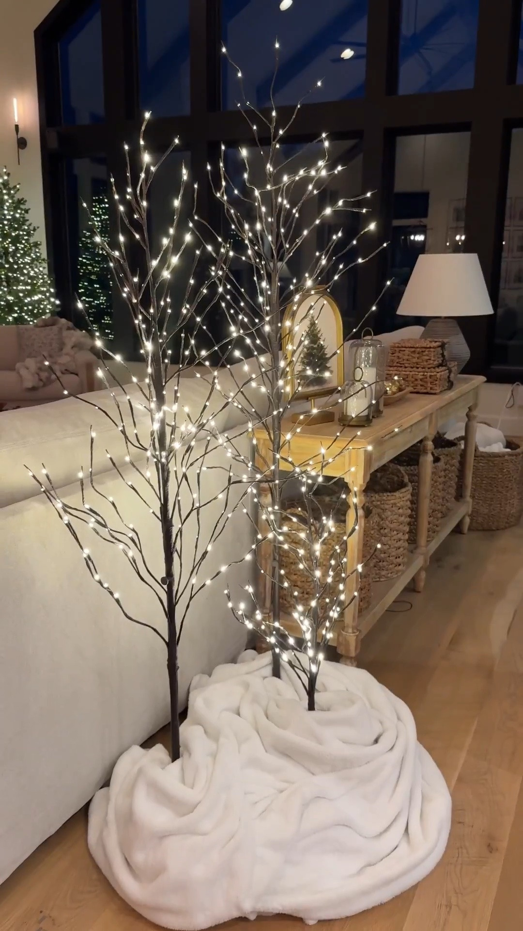 These little twinkle trees are such a pretty way to add a little Christmas magic. ✨🎄

The set of three gives the living room the softest glow and just enough sparkle to make everything feel extra cozy and festive.

I love holiday decor that feels warm and special without taking over the room. These are such an easy little touch for adding that Christmas glow. 🤍

#LTKHome #LTKSeasonal #LTKmomlife