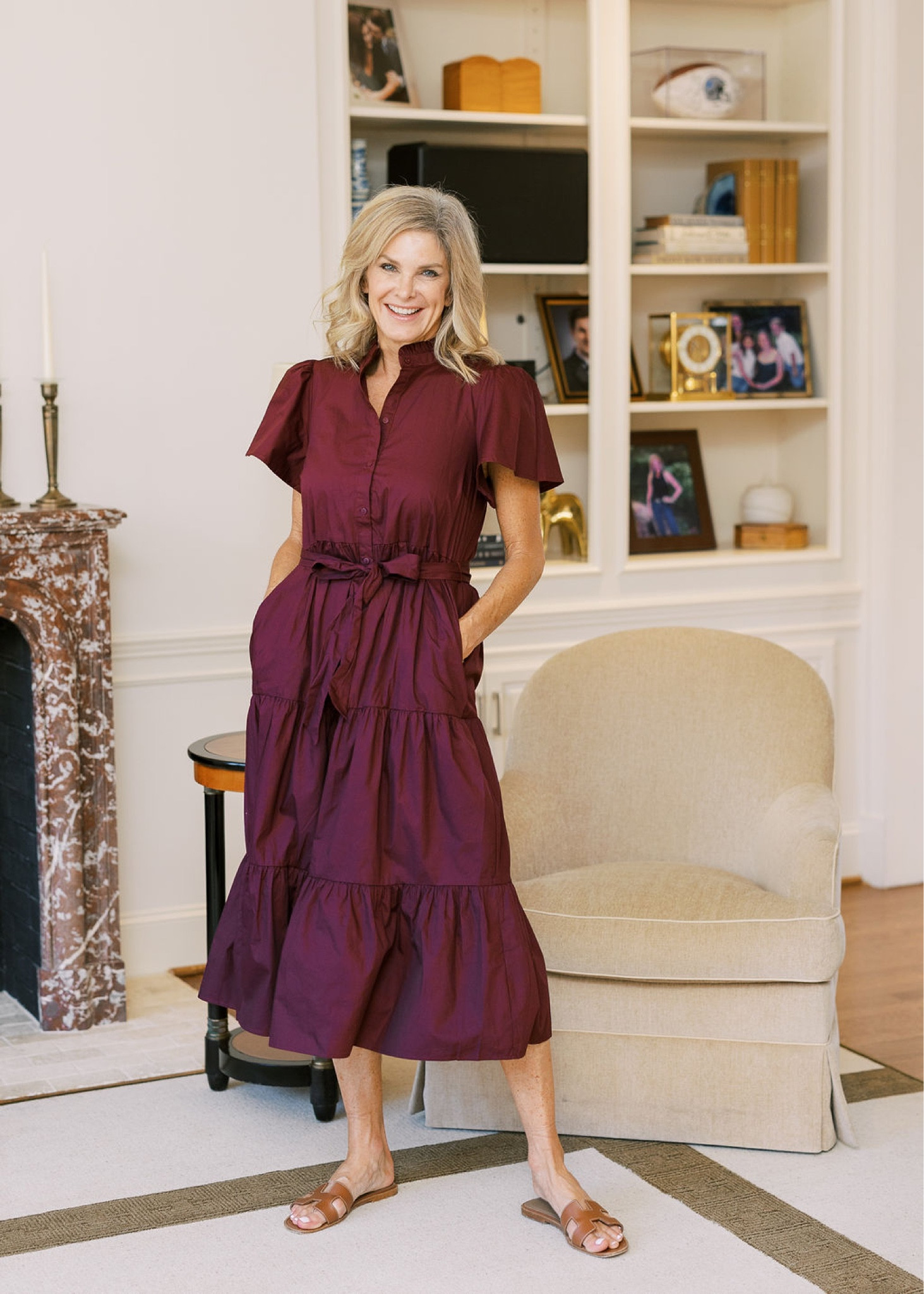 The cutest midi dress for fall! Size S  

#LTKstyletip #LTKSeasonal #LTKunder100