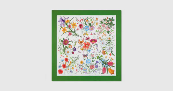 Gucci - Printed silk carré | Gucci (US)