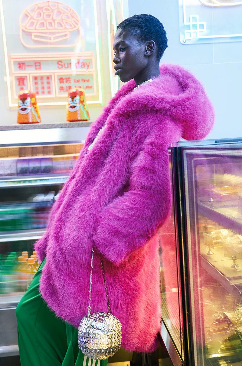 DAISY FAUX FUR COAT | AKIRA