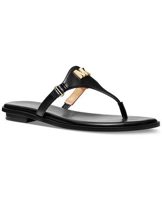 Michael Kors Women's Jillian Slip-On Thong Sandals - Macy's | Macy's
