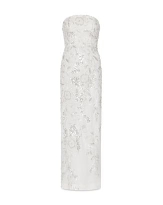 MILLY Magnolia Silver Beaded Dream Sequin Maxi Dress  | Bloomingdale's Women Dresses | Bloomingdale's (US)