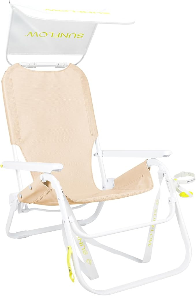 SUNFLOW Shore Thing Premium Beach Chair - Adjustable, Portable, Rust-Resistant, Reclining Beach C... | Amazon (US)