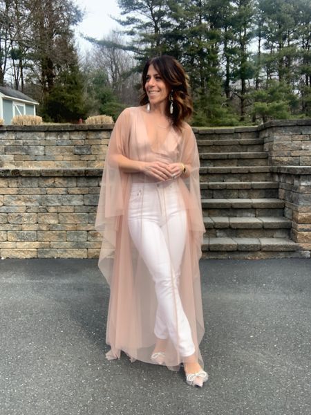 Ethereal cape. Just so fun to try new things! 

#LTKFind #LTKstyletip #LTKfit