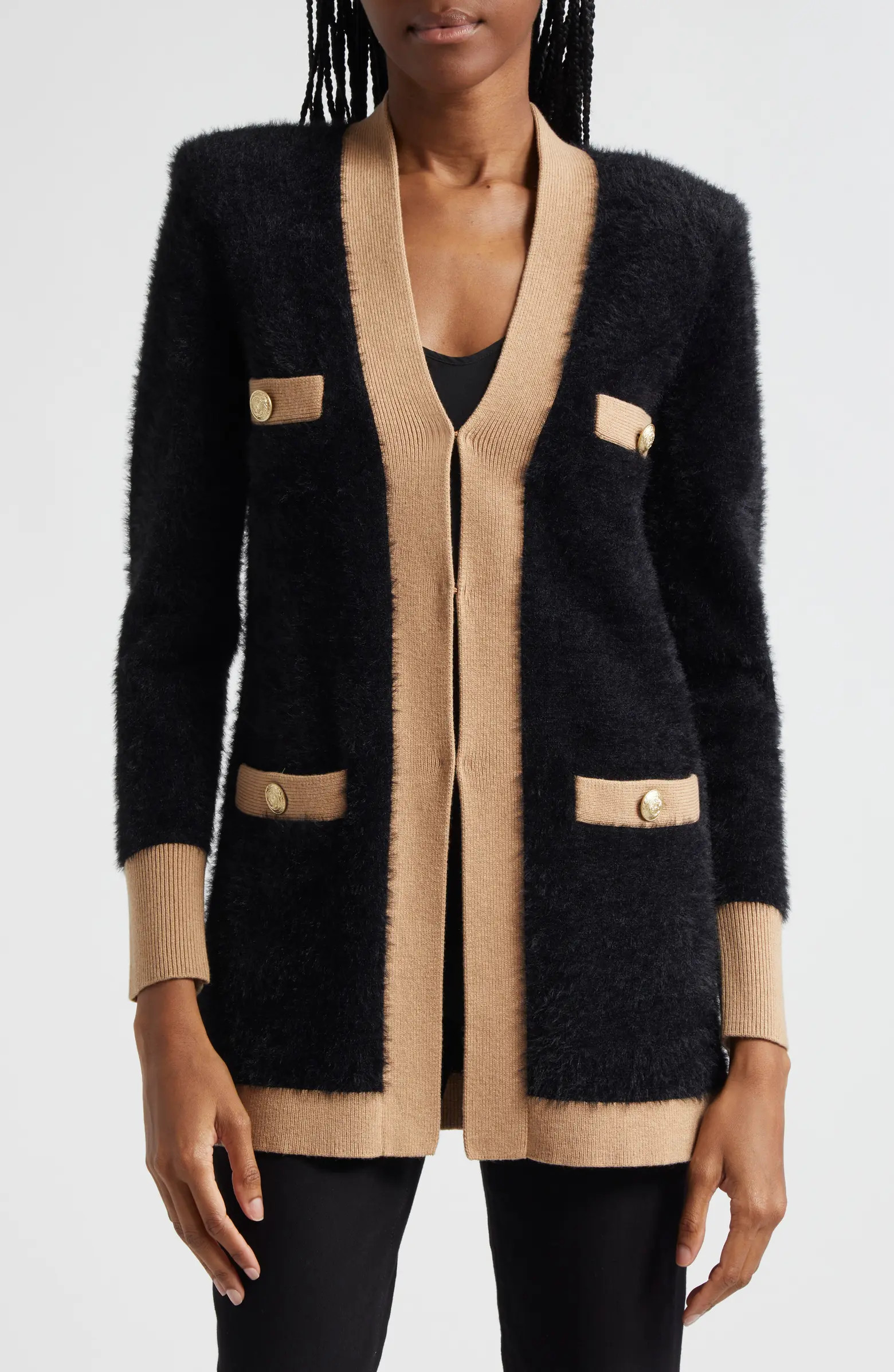 L'AGENCE Elin 4-Pocket Cardigan | Nordstrom | Nordstrom